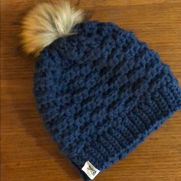 Brand New Handcrafted Crochet Blue Hat - Picture 1 of 5